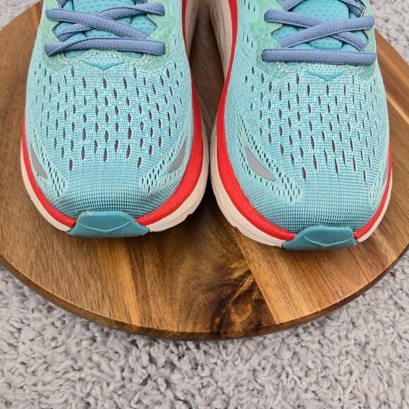Hoka One One Womens Clifton 8 Aquarella Eggshell Blue Gym Running Shoe W9.5 B - Picture 6 of 13